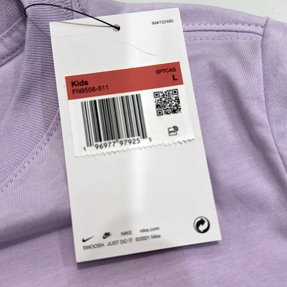 Nike Kids' Sportswear Retro Just Do It T-Shirt - Picture 6 of 7